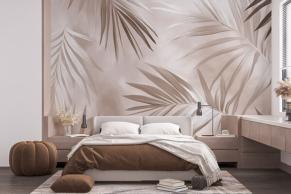 Elegantes hojas de palmera en armonía con la naturaleza Elegantes hojas de palmera en armonía con la naturaleza