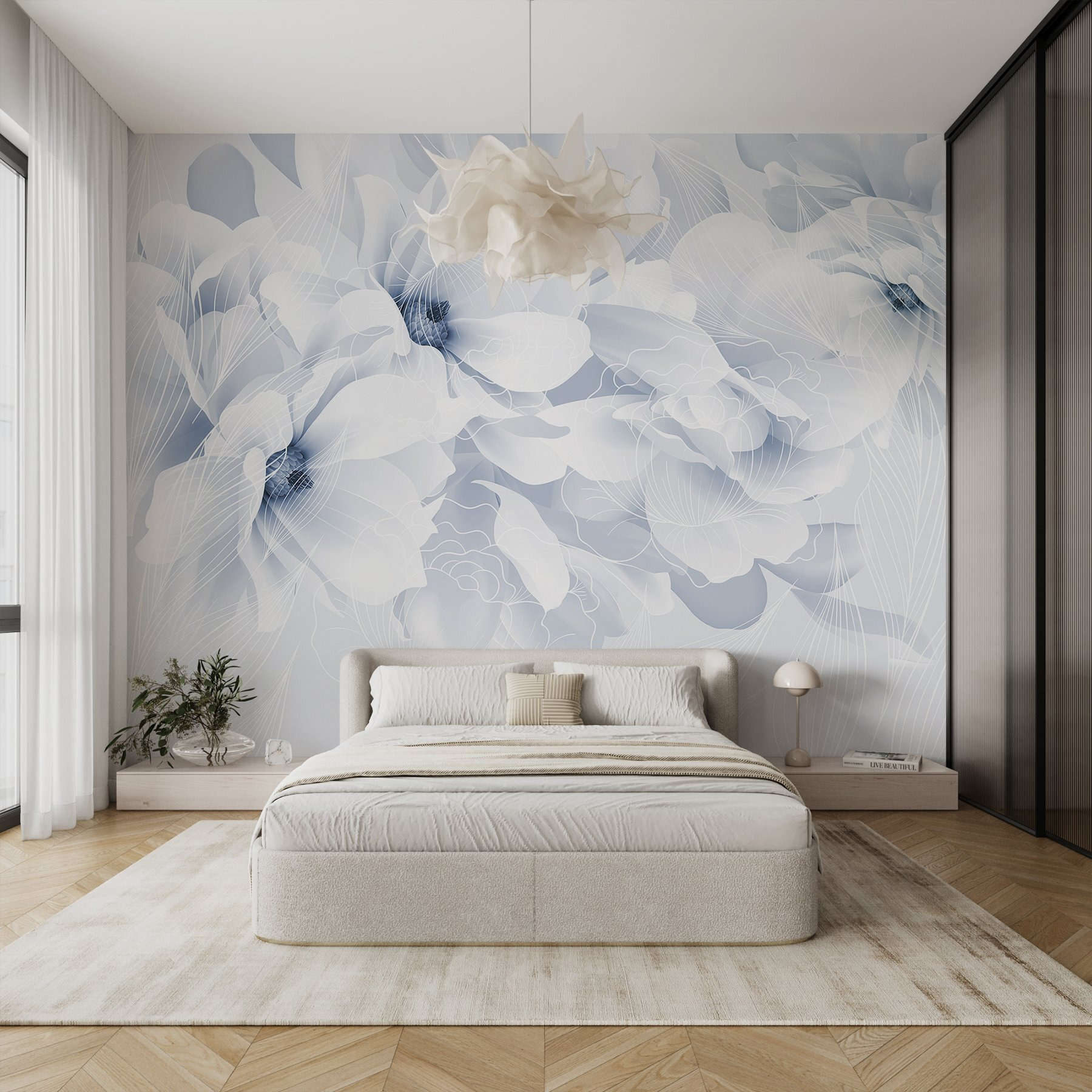 Soft petals in tranquil tones