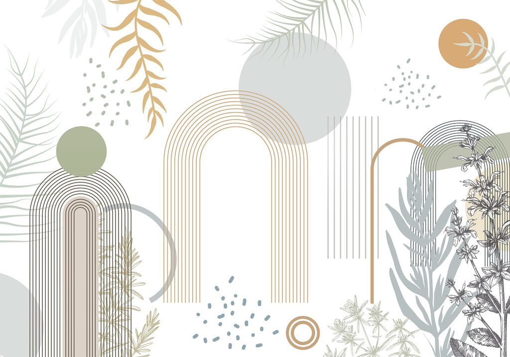 Diseño gráfico de plantas y hojas Diseño gráfico de plantas y hojas