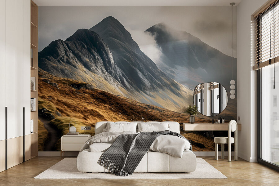 Cordillera con nubes
