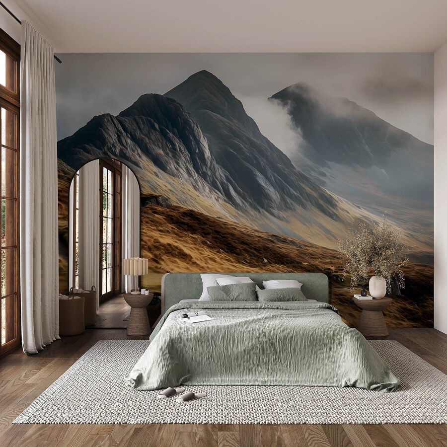 Cordillera con nubes