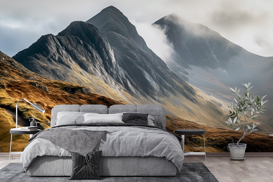 Cordillera con nubes