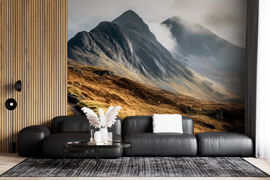 Cordillera con nubes