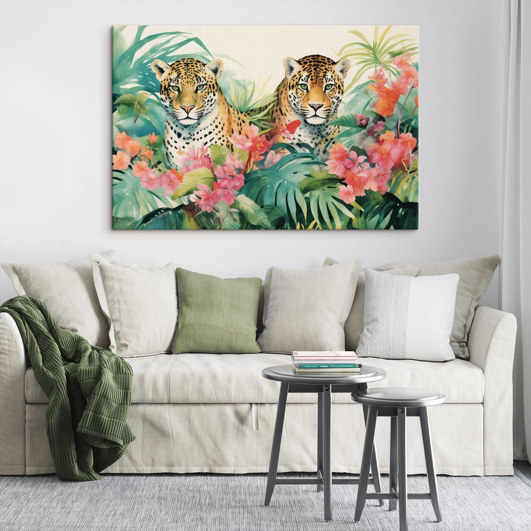 Couple of cheetahs in the jungle Couple of cheetahs in the jungle