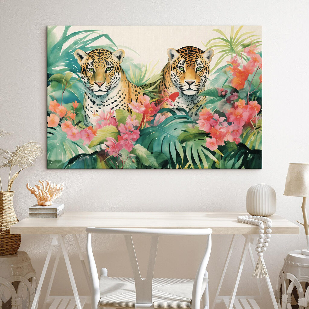 Couple of cheetahs in the jungle Couple of cheetahs in the jungle
