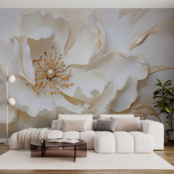 Fotomurales Fotomurales Delicada flor en tonos suaves (SKU: w03249)