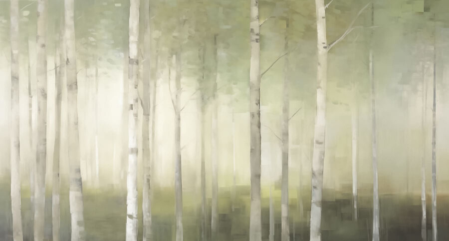 Grupo de árboles en un bosque