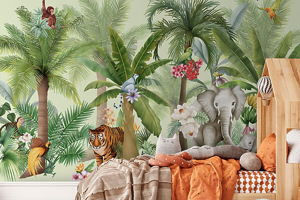 Fotomurales Fotomurales Papel pintado con animales y pájaros (SKU: w03225)