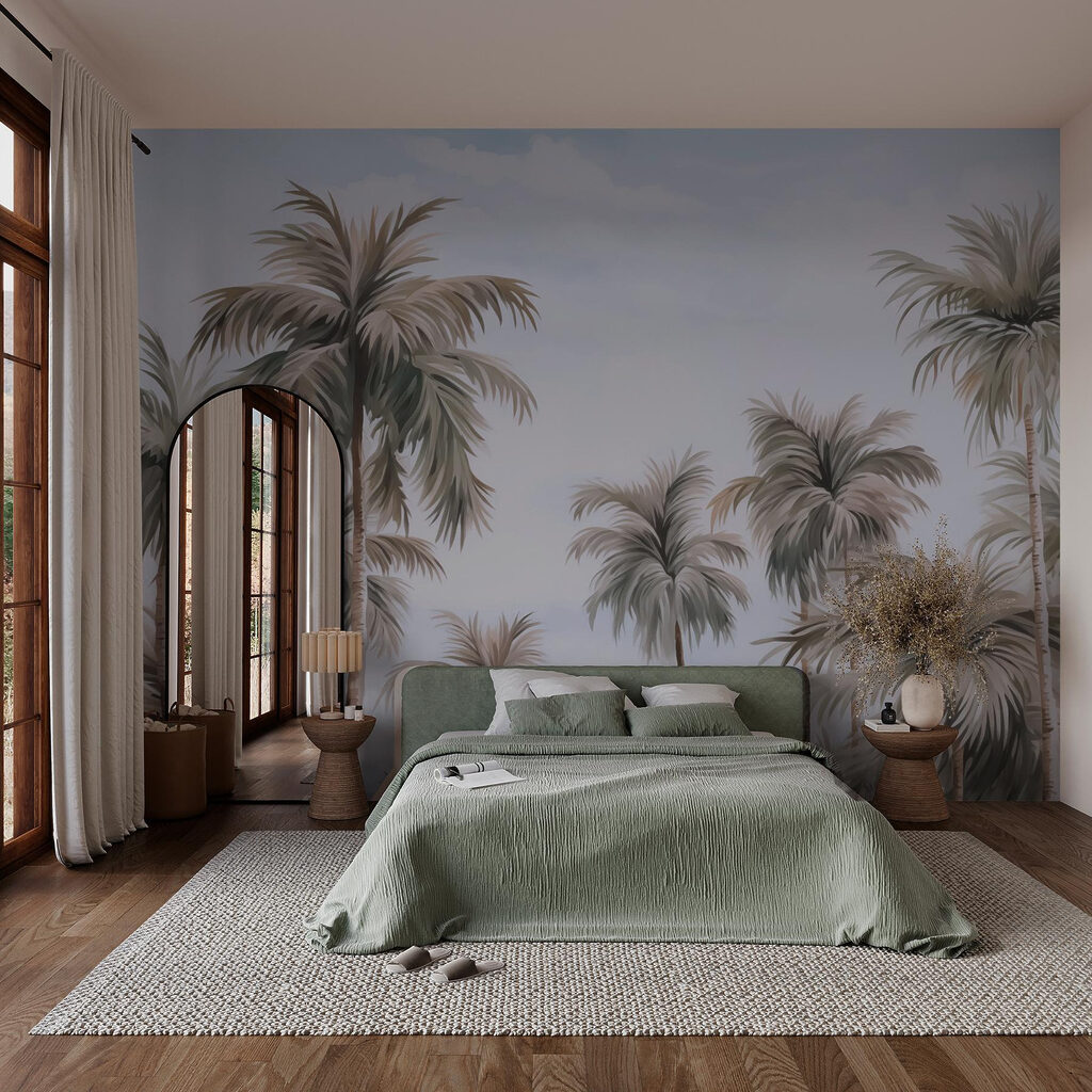 Group of palm trees Group of palm trees