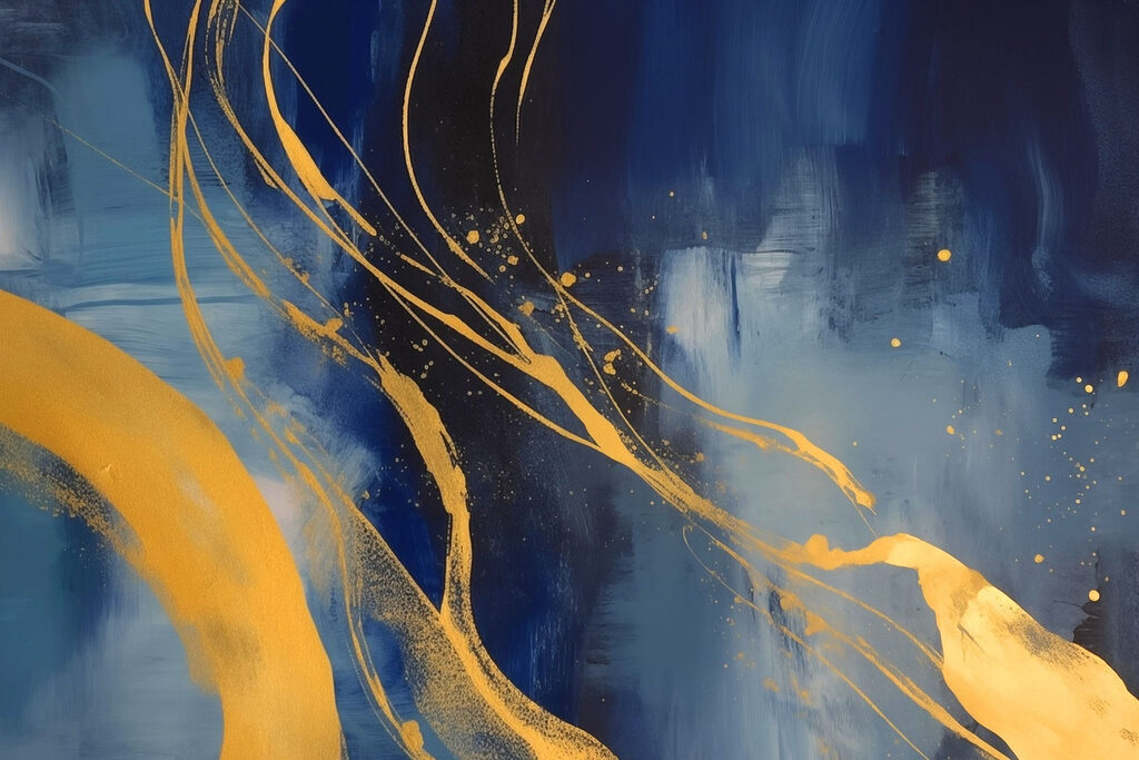 Blue and yellow painting Blue and yellow painting