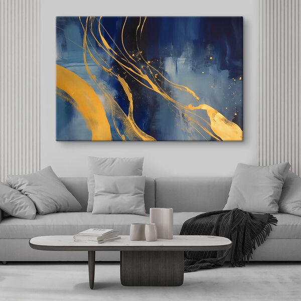 Blue and yellow painting Blue and yellow painting