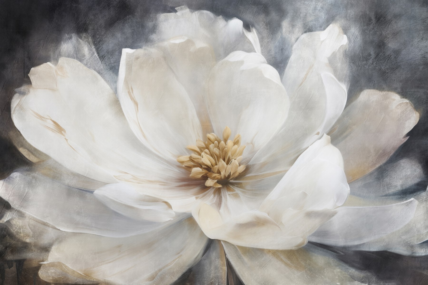 Delicate petals in soft tones