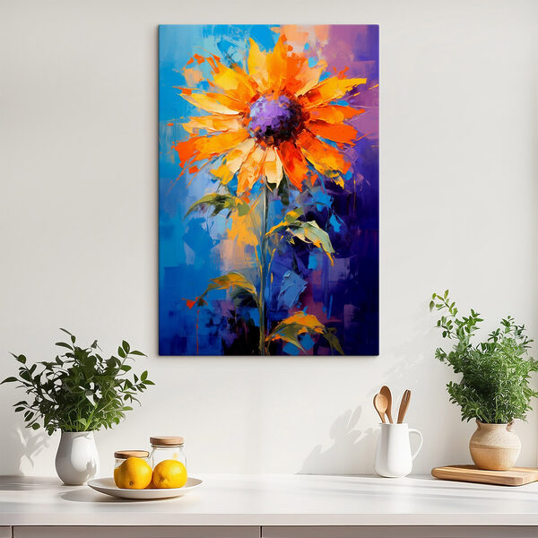 Cuadros Cuadros Cuadro de un girasol (SKU: s43133)