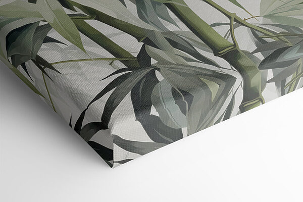 Vibrant bamboo foliage in harmony