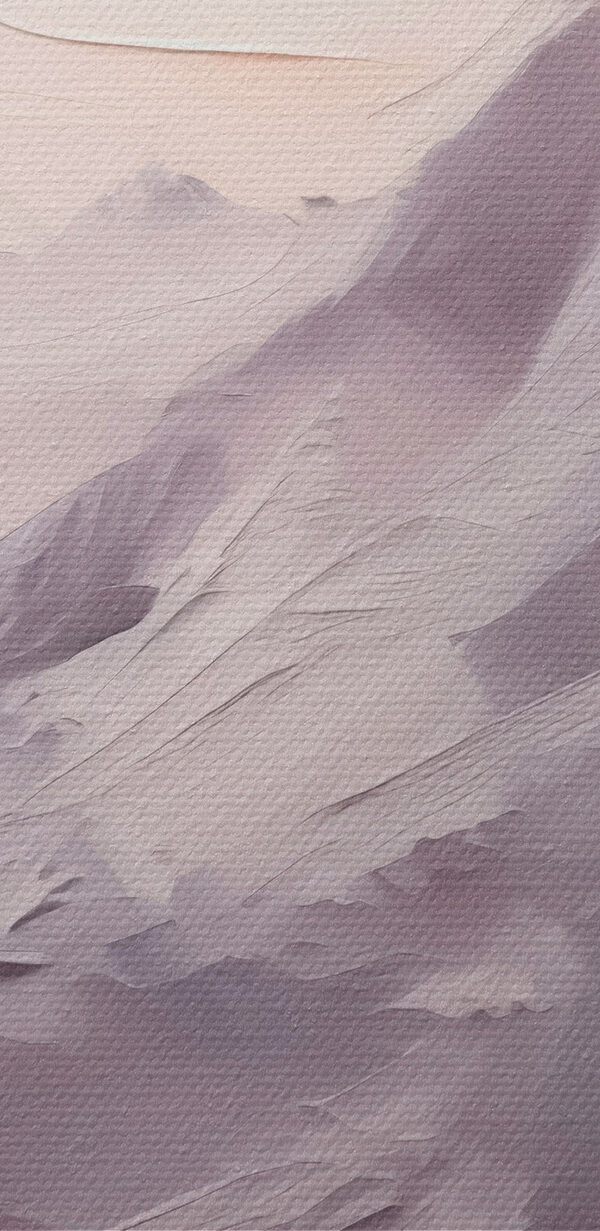 Mountain range with snow