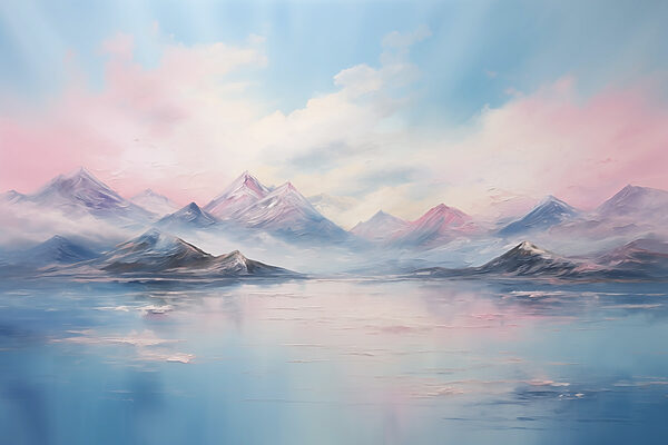 Pintura de montañas y agua Pintura de montañas y agua