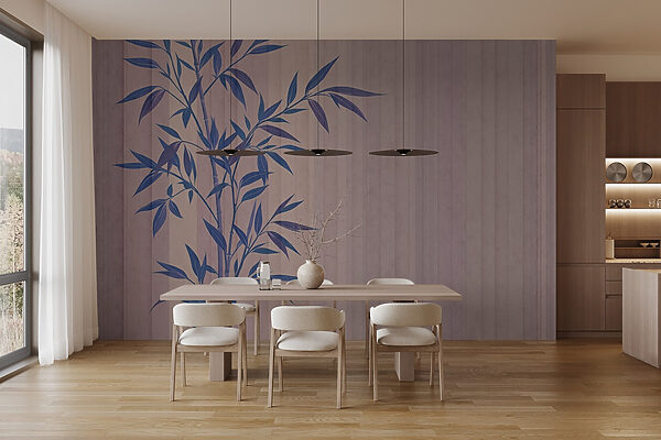 Planta con hojas azules Planta con hojas azules
