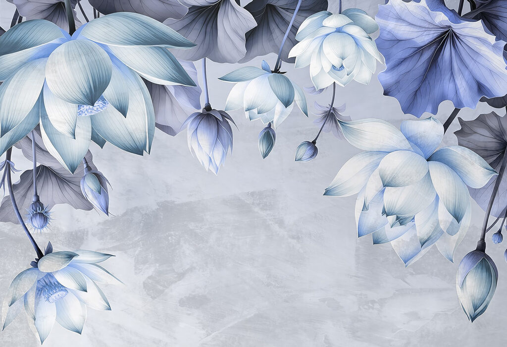Delicate blooms in serene tones