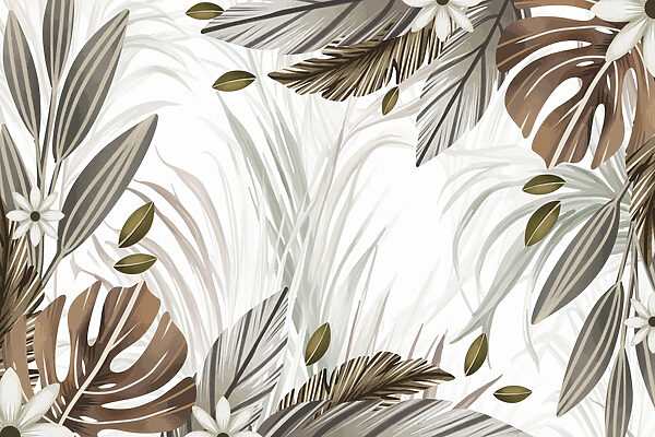 Nature's tranquil leaf arrangement