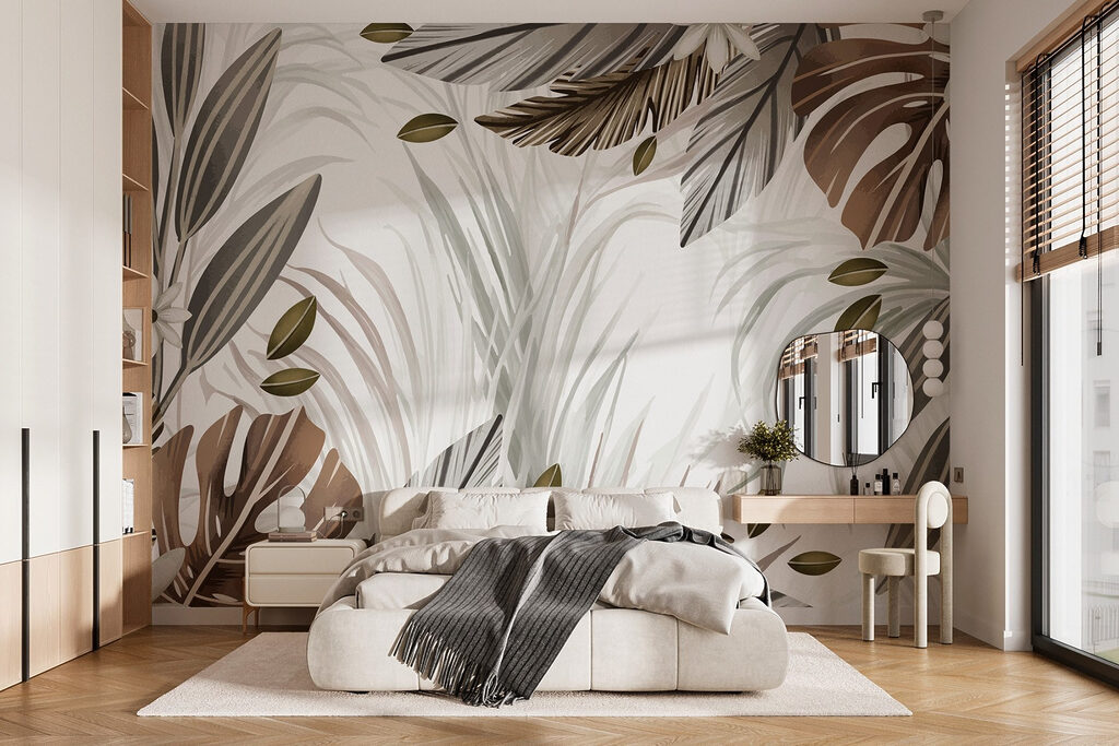 Nature's tranquil leaf arrangement