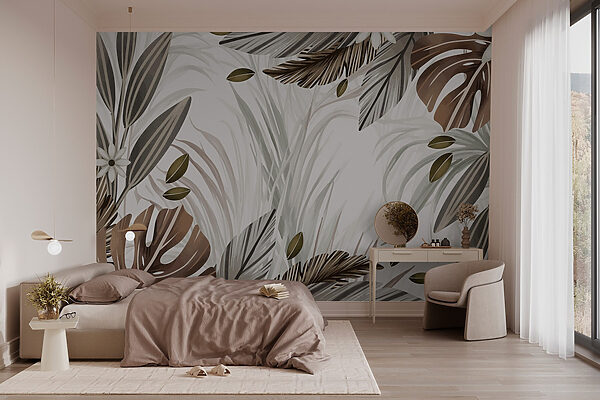 Nature's tranquil leaf arrangement