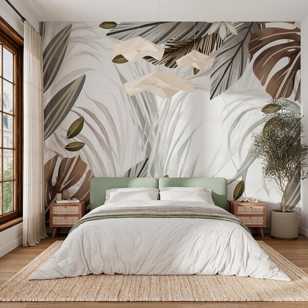 Nature's tranquil leaf arrangement