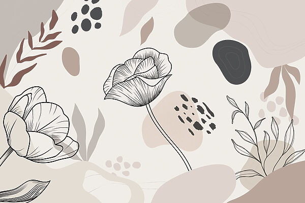 Dibujo de flores y plantas Dibujo de flores y plantas