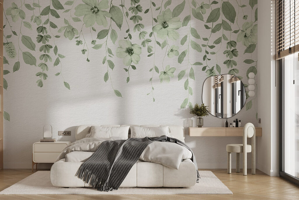 Delicate blooms in soft hues