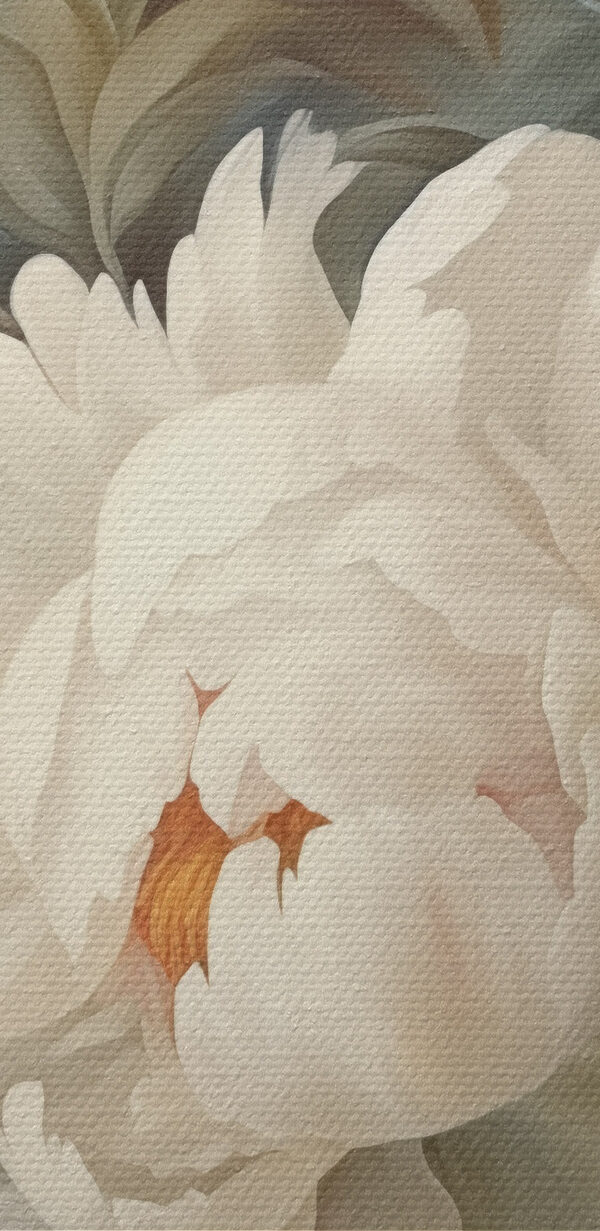 Painting of white flowers