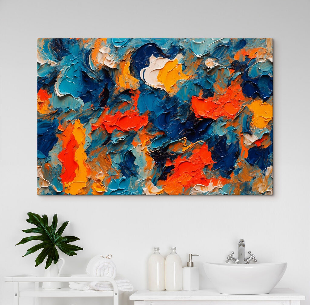 Vibrant colors in vivid expression Vibrant colors in vivid expression