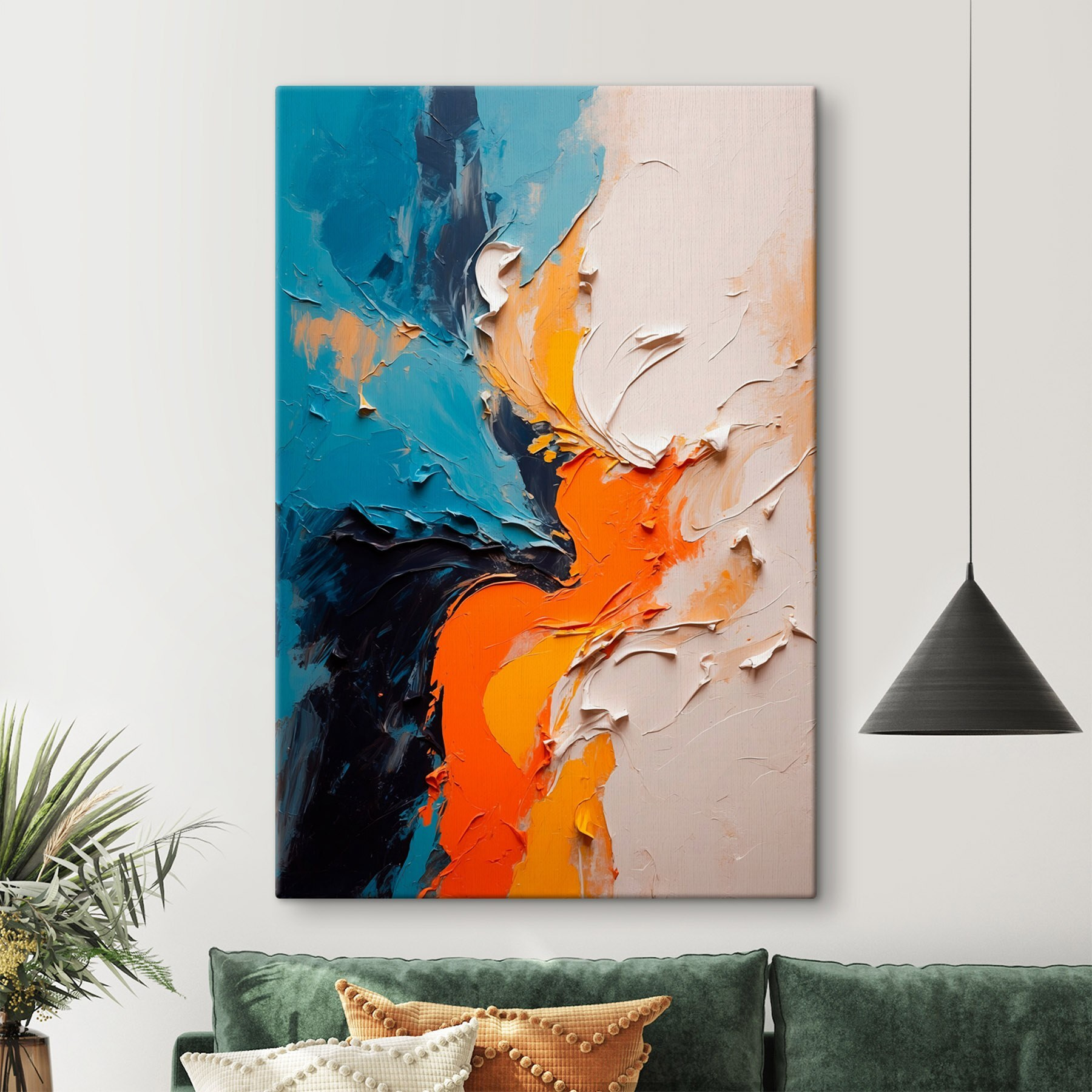 Vibrant swirls of color and texture Vibrant swirls of color and texture