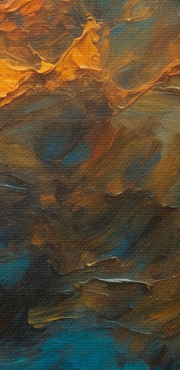 Painting of a cloud of paint