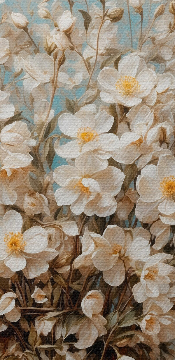 Vase of white flowers Vase of white flowers