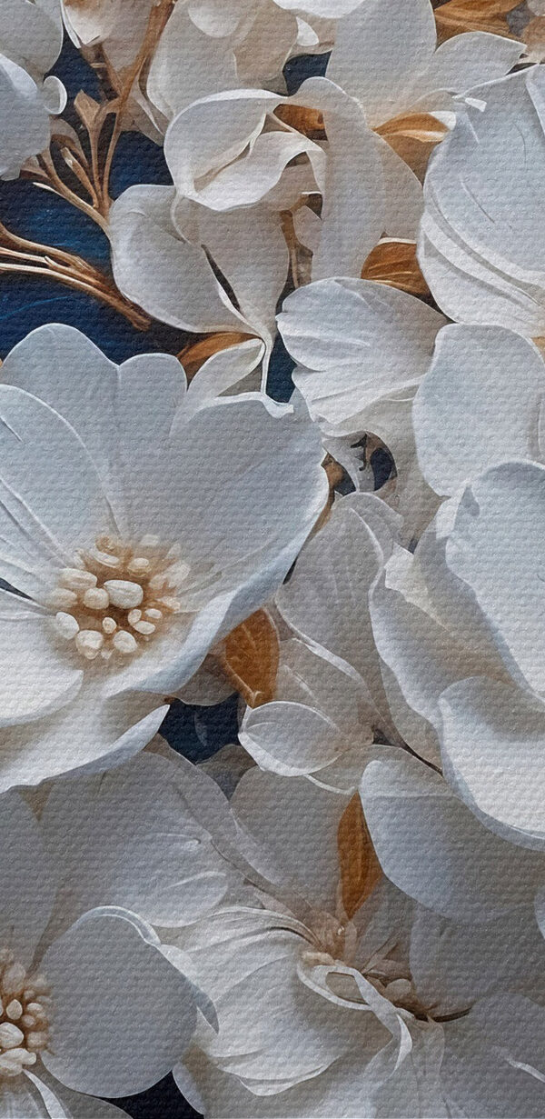 Delicate blooms on a rich backdrop Delicate blooms on a rich backdrop
