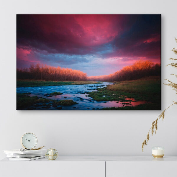 Cuadros Un río que atraviesa un bosque (SKU: s43120) Cuadros Cuadros Un río que atraviesa un bosque (SKU: s43120)