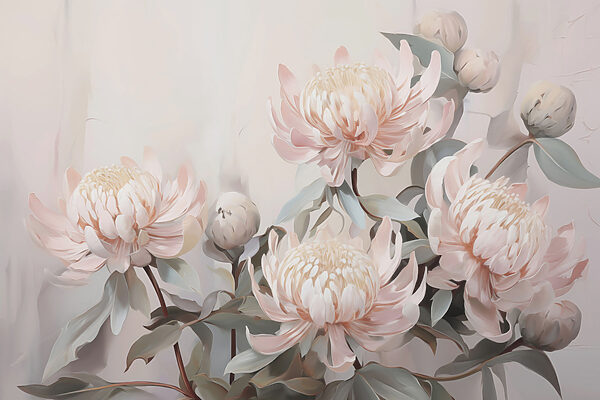 Hermosas flores en colores suaves Hermosas flores en colores suaves