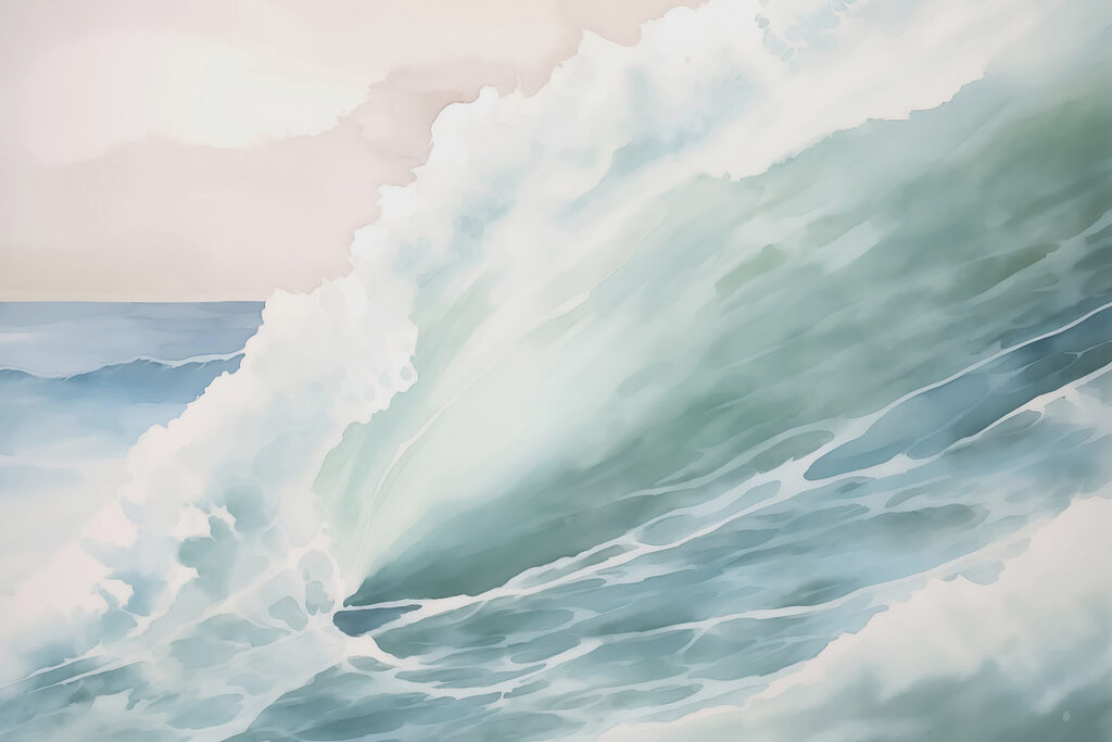 Large wave in the ocean