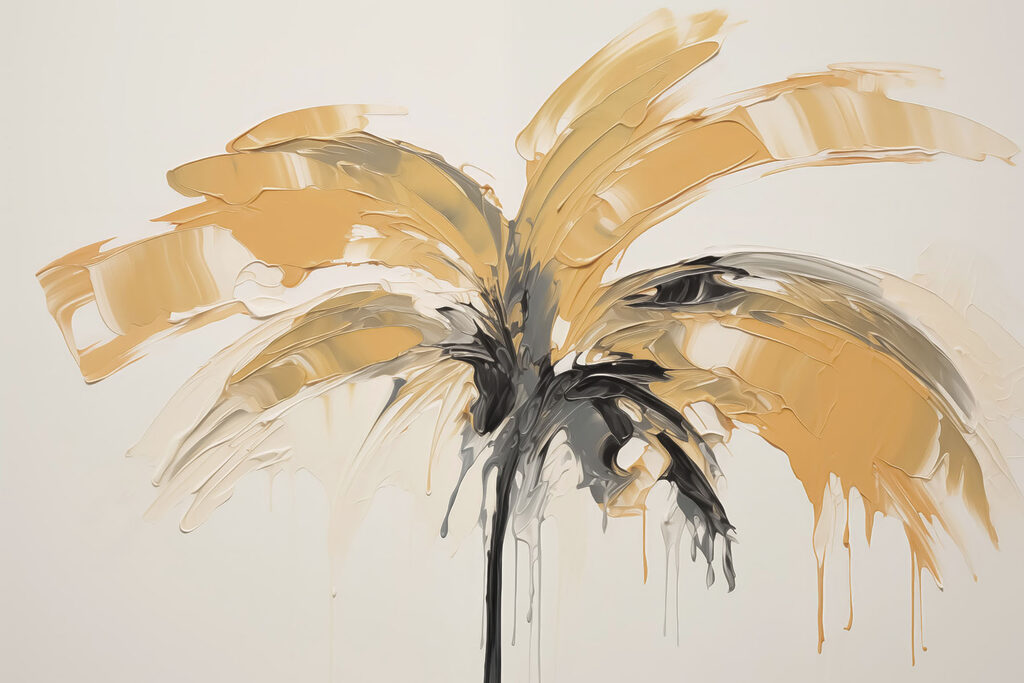 Painting of a palm tree