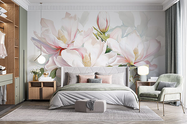 Elegantes flores en suaves tonos pastel Elegantes flores en suaves tonos pastel