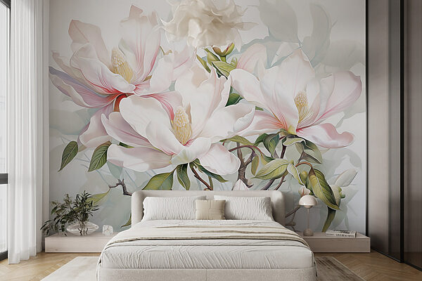 Elegantes flores en suaves tonos pastel Elegantes flores en suaves tonos pastel