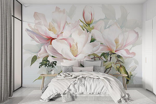 Elegantes flores en suaves tonos pastel Elegantes flores en suaves tonos pastel