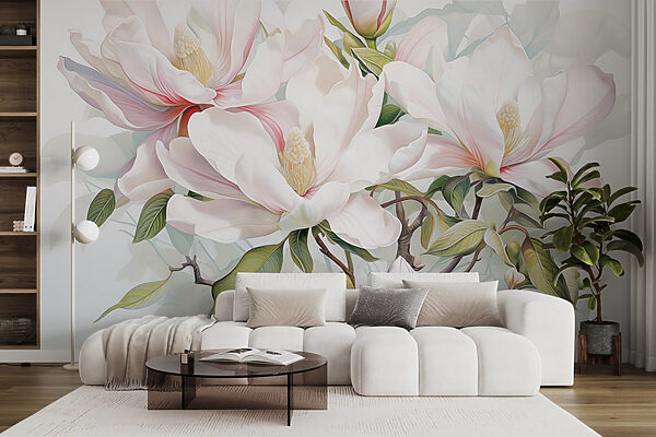 Elegantes flores en suaves tonos pastel Elegantes flores en suaves tonos pastel
