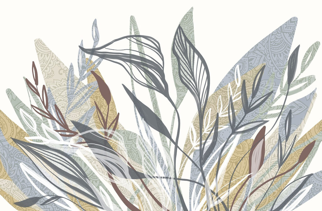 Elegant foliage with intricate patterns Elegant foliage with intricate patterns