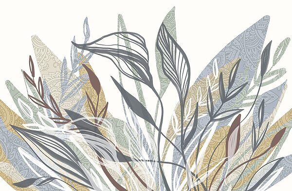 Elegant foliage with intricate patterns Elegant foliage with intricate patterns