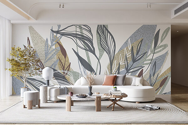 Elegant foliage with intricate patterns Elegant foliage with intricate patterns