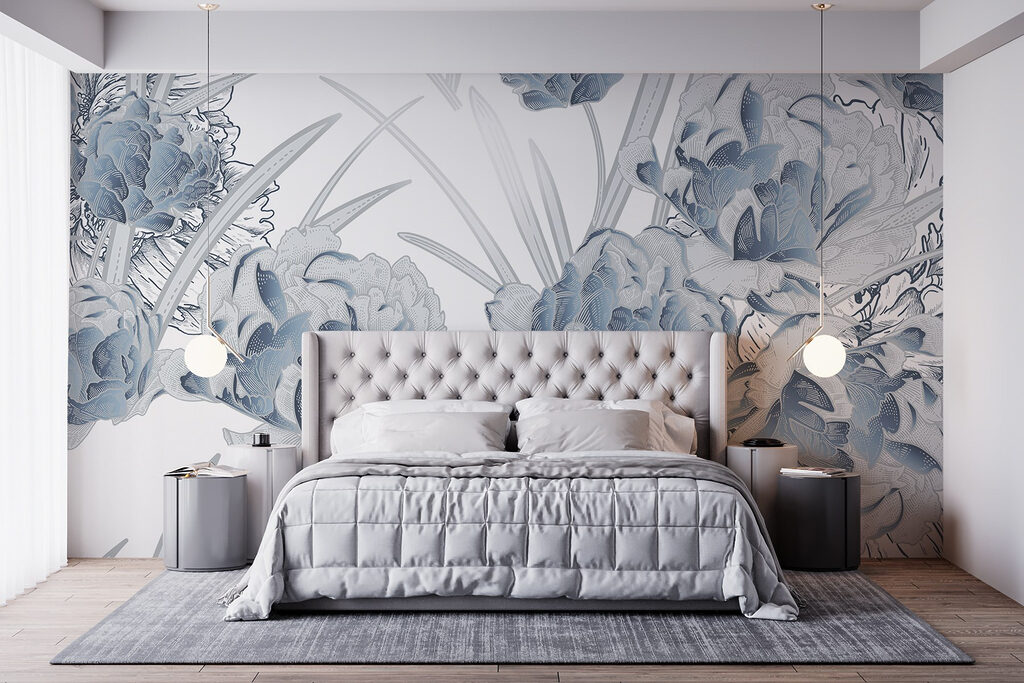 Delicate blooms in soft hues