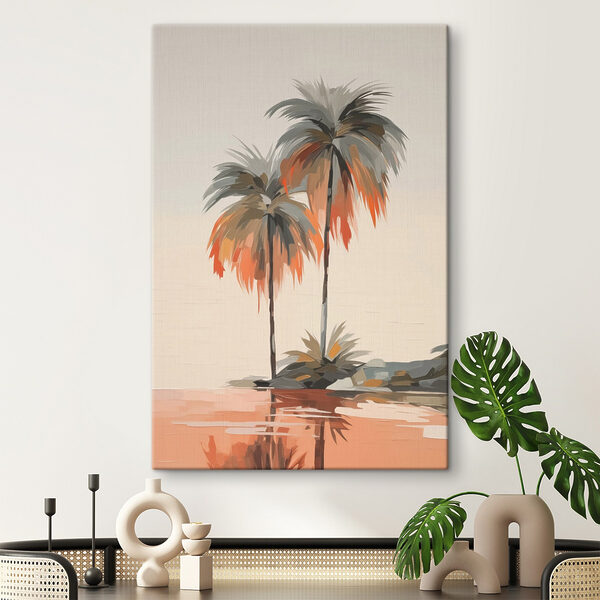 Cuadros Palmeras en una playa (SKU: s43230) Cuadros Cuadros Palmeras en una playa (SKU: s43230)