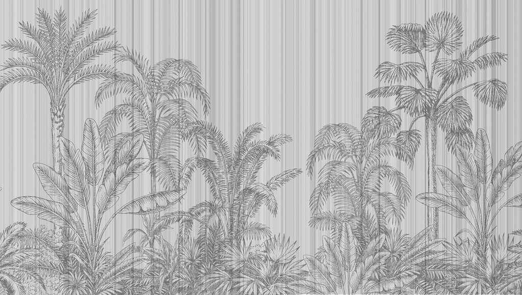 Fondo gris y blanco con palmeras Fondo gris y blanco con palmeras