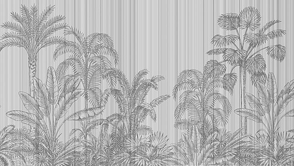 Fondo gris y blanco con palmeras Fondo gris y blanco con palmeras