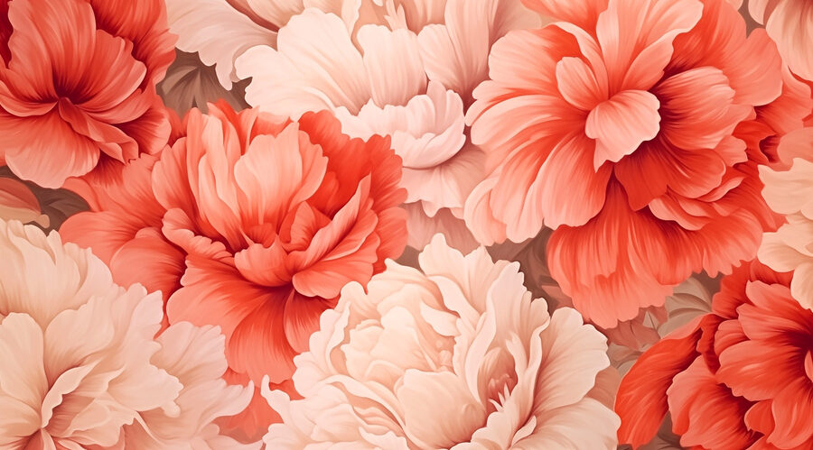 Belleza floral en tonos suaves